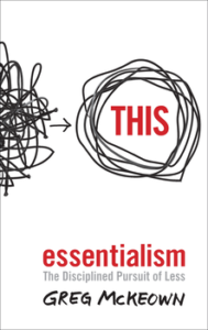 Essentialism Greg McKeown Book Cover