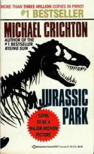 Jurassic Park Michael Crichton Book Cover