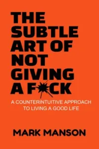 Subtle Art of Not Giving a Fuck Mark Manson Book Cover